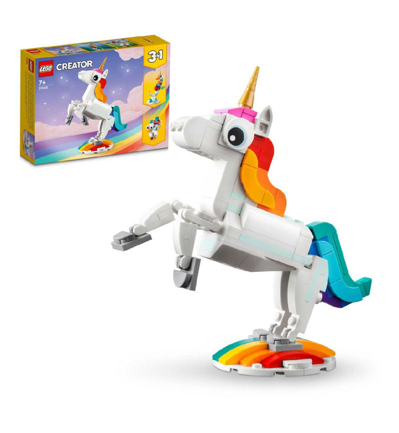 LEGO Creator 3 in 1 Magical Unicorn playset 7+, UK version