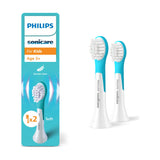 Philips Sonicare For Kids replacement toothbrush heads 2 pack, imported from the UK
