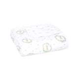 Aden + Anais Essentials Baumwoll-Musselindecke mit Häschenmotiv