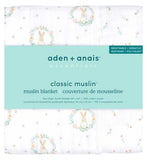 Aden Anais Essentials Cotton Muslin Blanket Blushing Bunnies