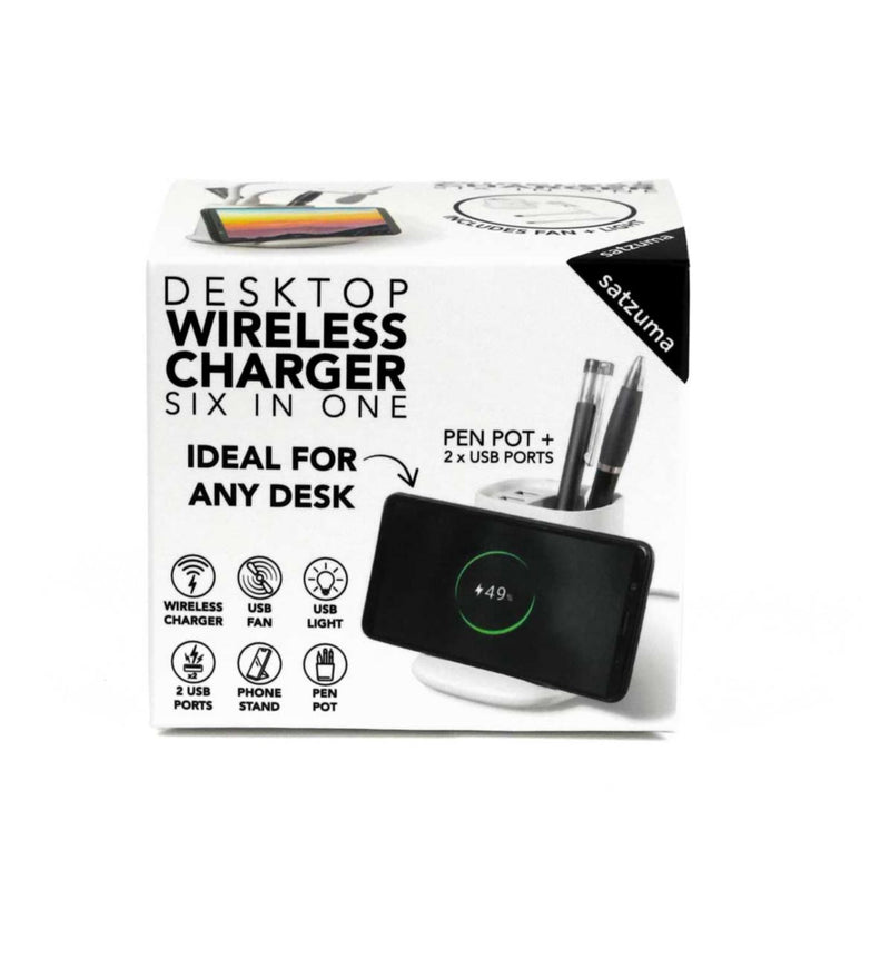 Satzuma 6-in-1 desktop charging station, imported from the UK