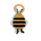 Mamas & Papas activity toy bee with crinkly wings and teething ring - British product