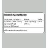 Botanycl vegan vitamin d3 supplement 120 capsules - British product
