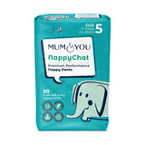 Boots Mum & You Nappychat Premium Performance Eco Nappy Pants Size 5 20s- Buy online at McGrocer
