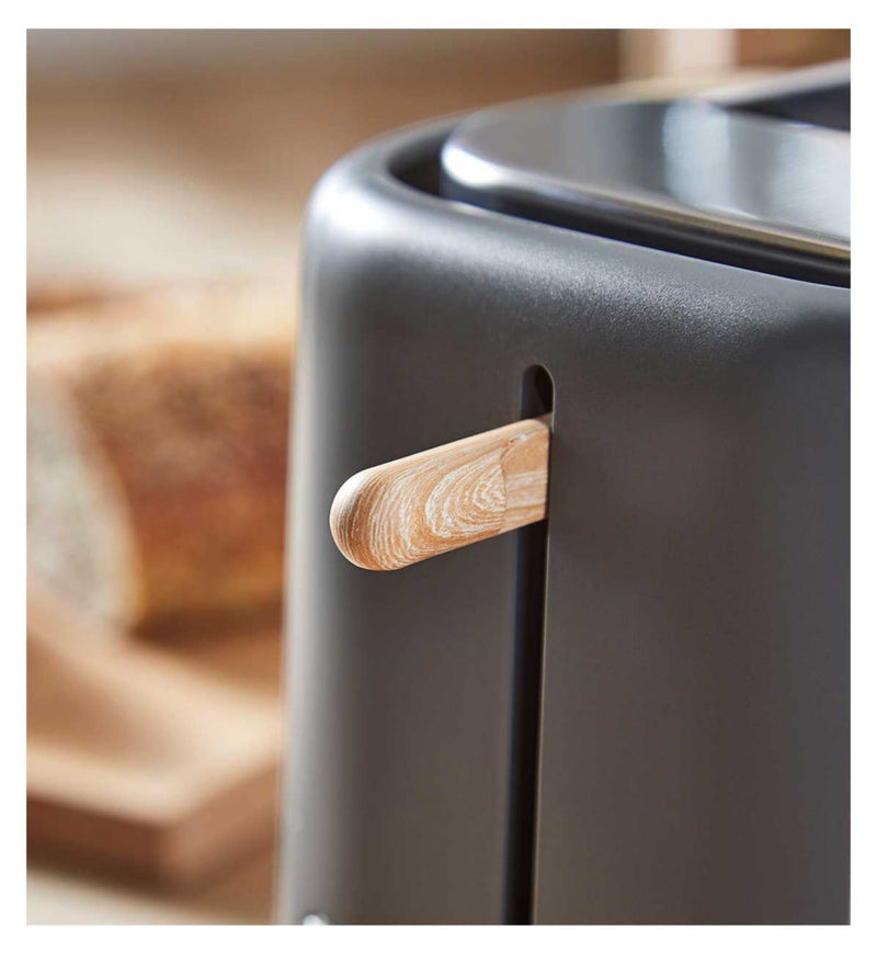 Tower Scandi 2 slice toaster grey - British product