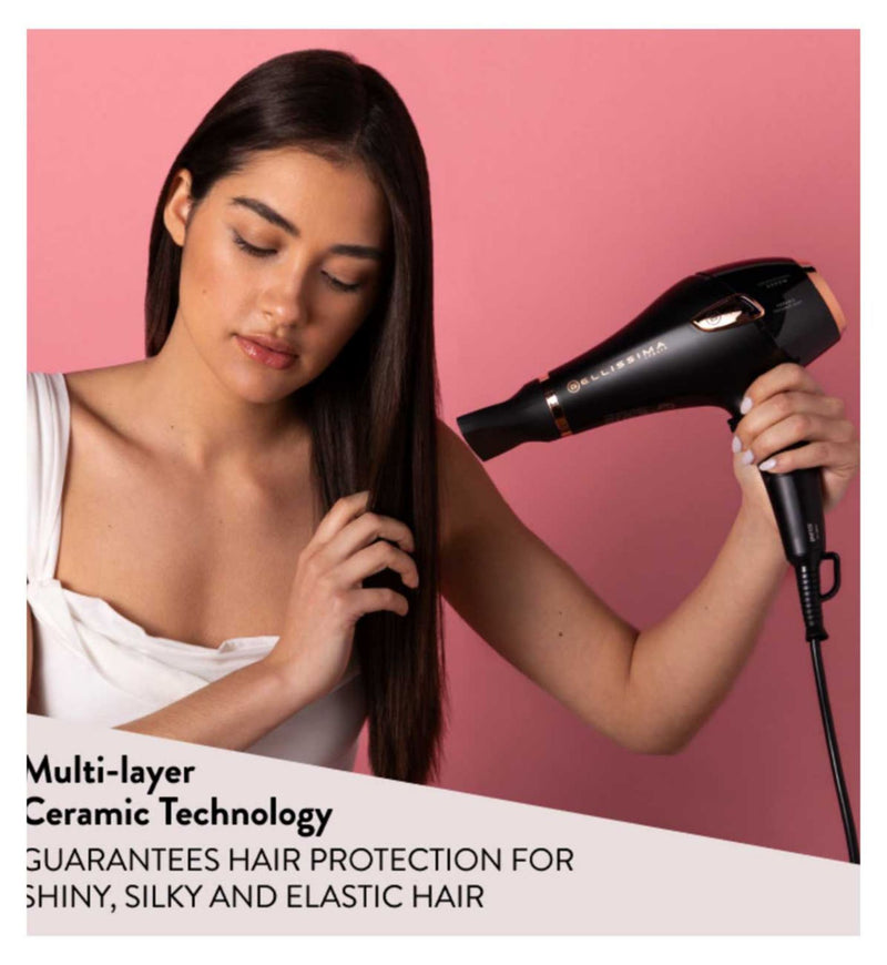 Bellissima Italia Ceramic Hair Dryer Professional Styling Tool, UK version