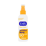 E45 sun spray sensitive skin SPF 50+ 180ml, imported from the UK