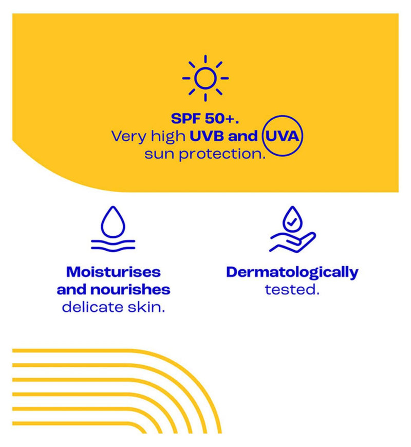 E45 kids sun lotion SPF50+ 180ml, imported from the UK
