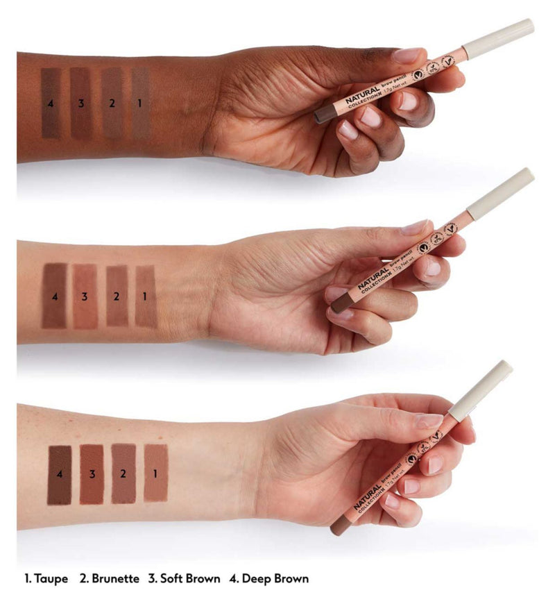 Natural Collection brow pencil cosmetic, imported from the UK