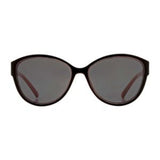 Lipsy Cateye Sunglasses Gloss Black With Diamante Trim, UK version