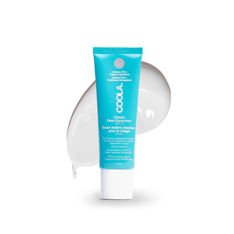 COOLA white tea face sunscreen lotion 50ml - British product