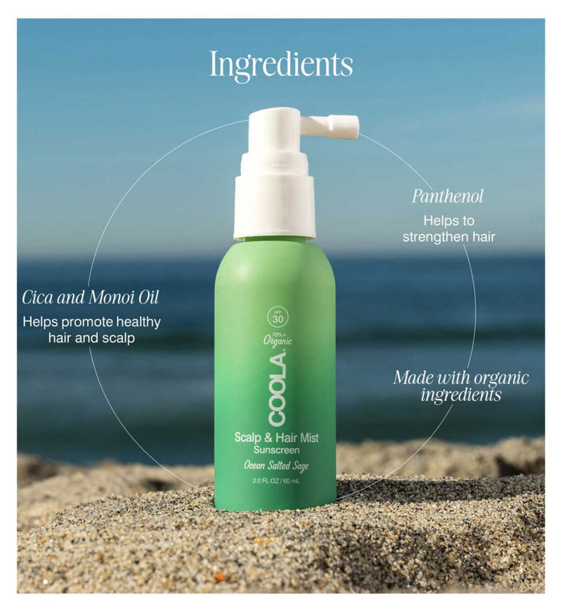 Coola Scalp Hair Sunscreen Mist SPF30 60ml (British brand)