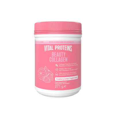 Boots Vital Proteins Beauty Collagen Strawberry Lemon Powder 271g- Buy online at McGrocer