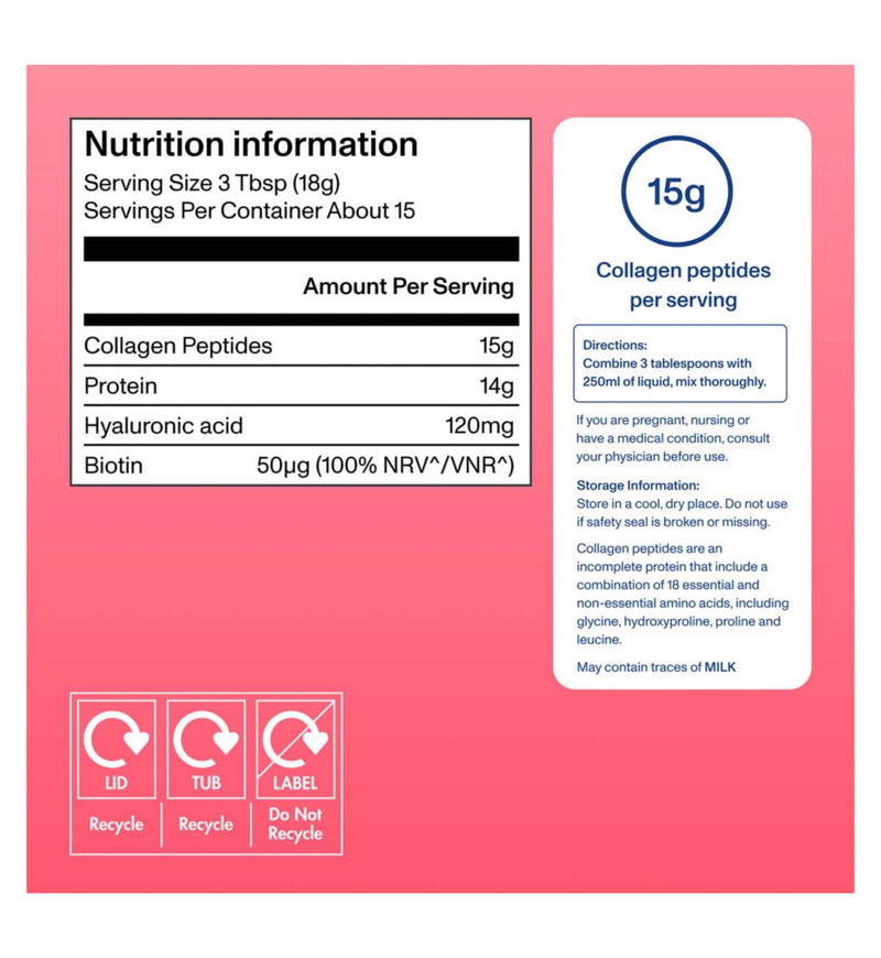 Vital Proteins Beauty Collagen Strawberry Lemon Powder 271g (British brand)