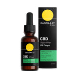 Cannaray CBD oil drops night time 30ml - British product