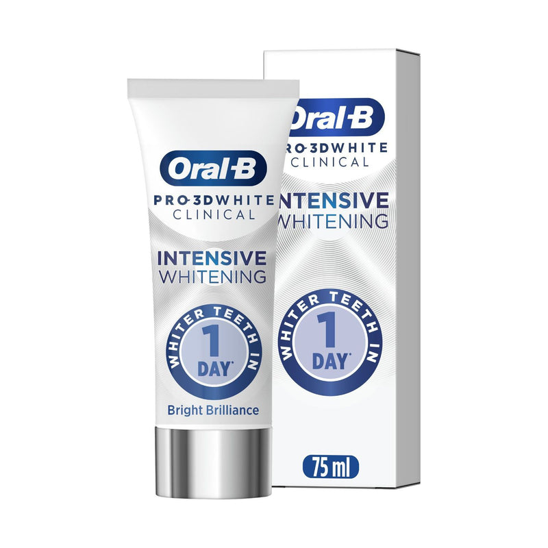 Oral-B Pro 3D White toothpaste Bright Brilliance 75ml, imported from the UK
