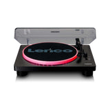 Lenco LS-50LED turntable with LED lights, UK version