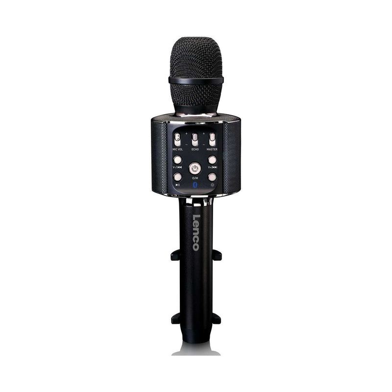 Lenco BMC-090 karaoke microphone with built-in speaker (British brand)