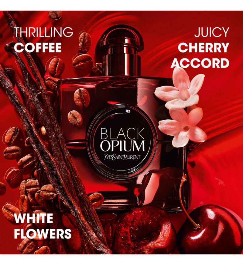 Yves Saint Laurent Black Opium Over Red 90ml (British brand)