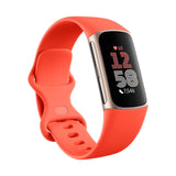 Fitbit Charge 6 Coral & Gold fitness tracker - British product