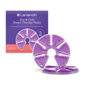 Lansinoh Coussinets de thérapie mammaire 3-en-1 Lot de 2