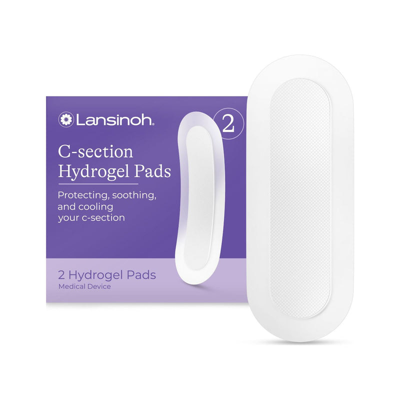 Lansinoh C-Section Hydrogel Pads 2s, imported from the UK
