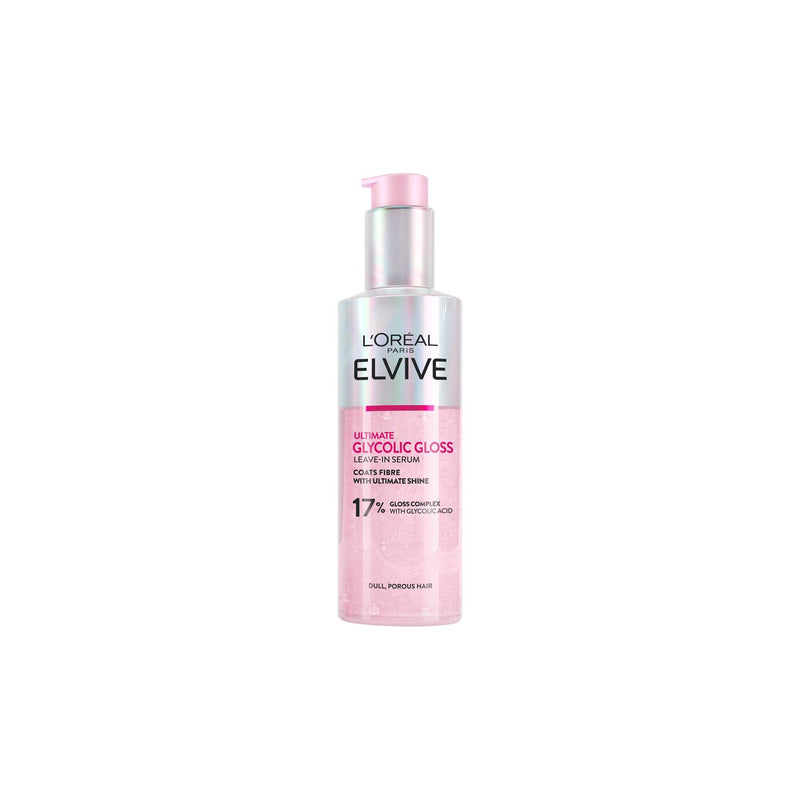 L'Oreal Paris Elvive Leave-In Serum Glycolic Gloss 150ml, imported from the UK