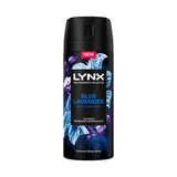 Lynx Blue Lavender deodorant body spray 150ml, imported from the UK