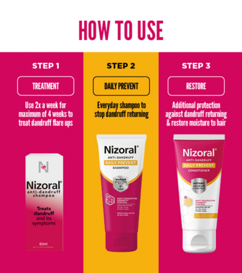 Nizoral Anti-Dandruff Daily Prevent Conditioner 200ml, imported from the UK