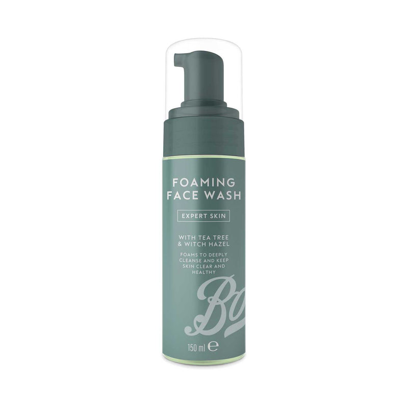 Boots Men Face Wash Tea Tree Witch Hazel 150ml - British product