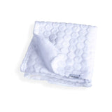 Clair de Lune white Marshmallow blanket 90 x 70cm - British product