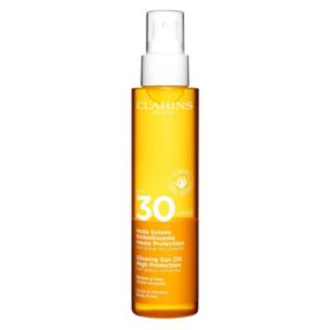 Boots Clarins Glowing Sun Oil High Protection SPF30 Sun Care - Kjøp online hos McGrocer