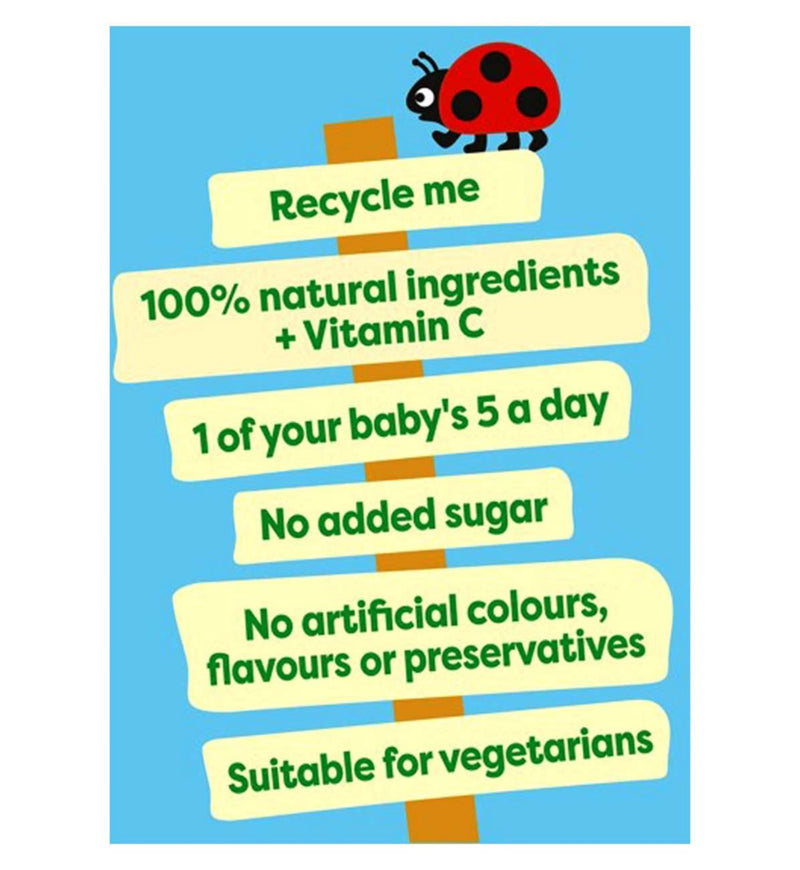 Heinz prune baby fruit pouch 100g, imported from the UK
