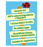 Heinz prune baby fruit pouch 100g, imported from the UK