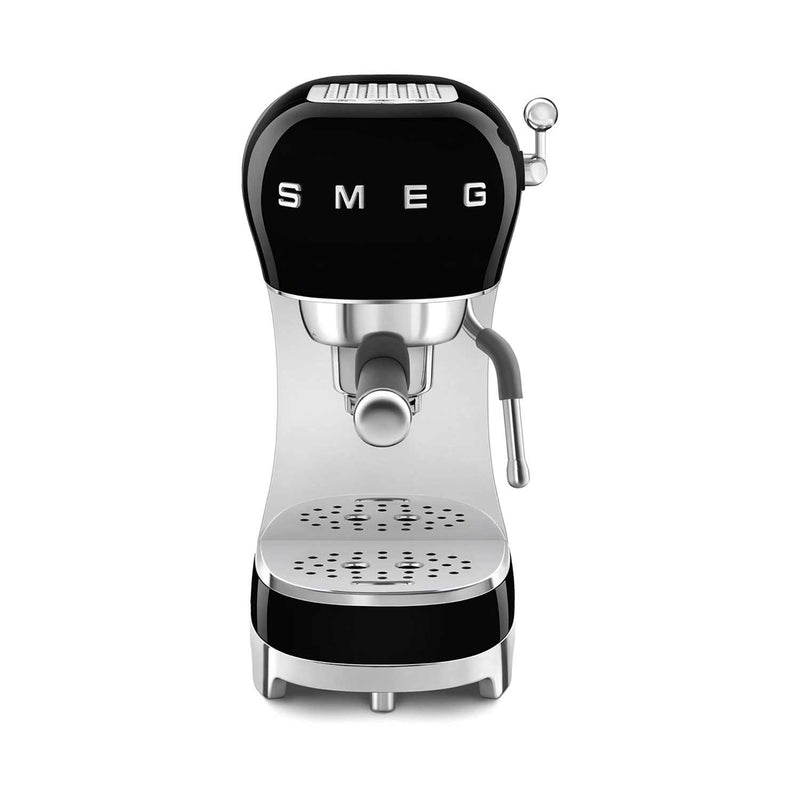 Smeg espresso coffee machine black, imported from the UK