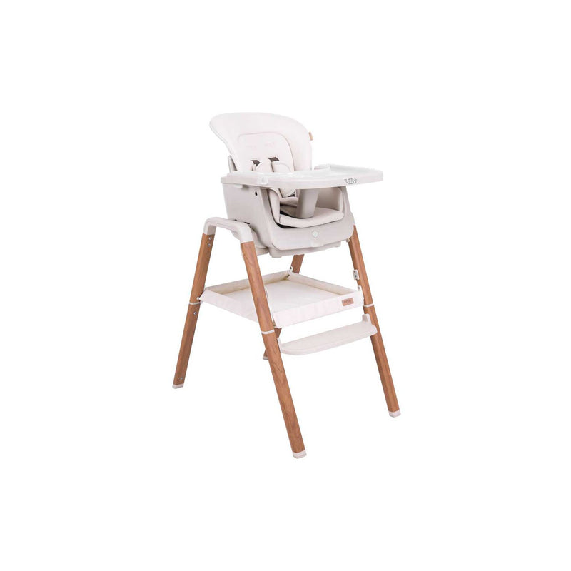 Tutti Bambini Nova Evolutionary Highchair Scandinavian Walnut Ecru, imported from the UK