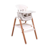 Tutti Bambini Nova Evolutionary Highchair Scandinavian Walnut Ecru, imported from the UK