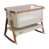 Tutti Bambini Cozee Air Beistellbett Skandinavisches Walnuss-Ecru Babybett