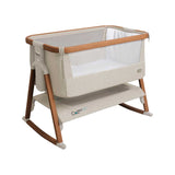 Tutti Bambini Cozee Air bedside crib Scandinavian walnut ecru, UK version