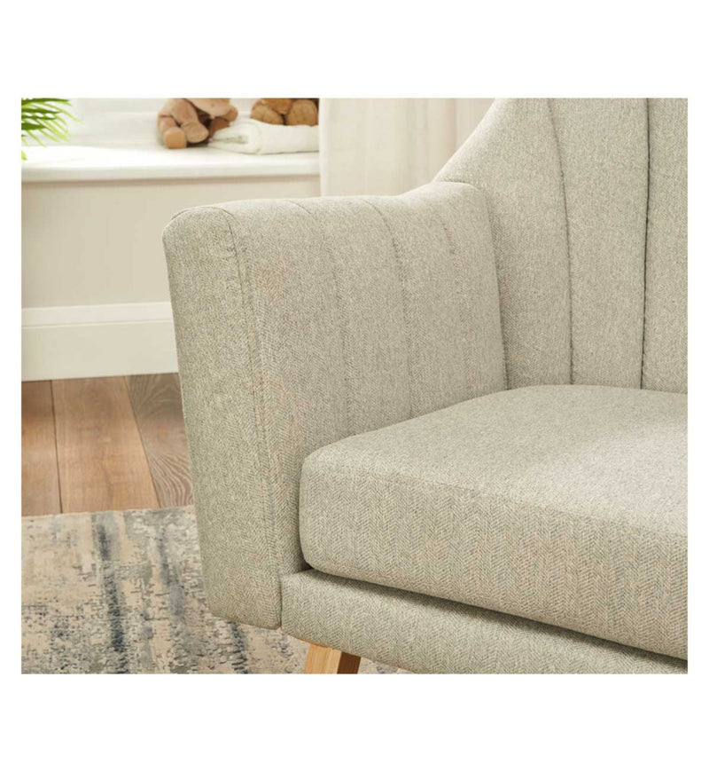 Tutti Bambini Jonah Rocking Chair Foot Stool Pebble (British brand)