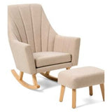 Tutti Bambini Rocking Chair Foot Stool Set Stone (British brand)