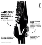 YSL Lash Clash Extreme Volume Waterproof Mascara 8.6ml (British brand)