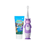 Brush Baby rechargeable electric toothbrush with Applemint paste - British product