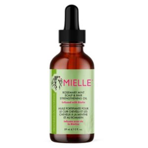 Mielle Rosemary Mint Scalp Oil, imported from the UK.