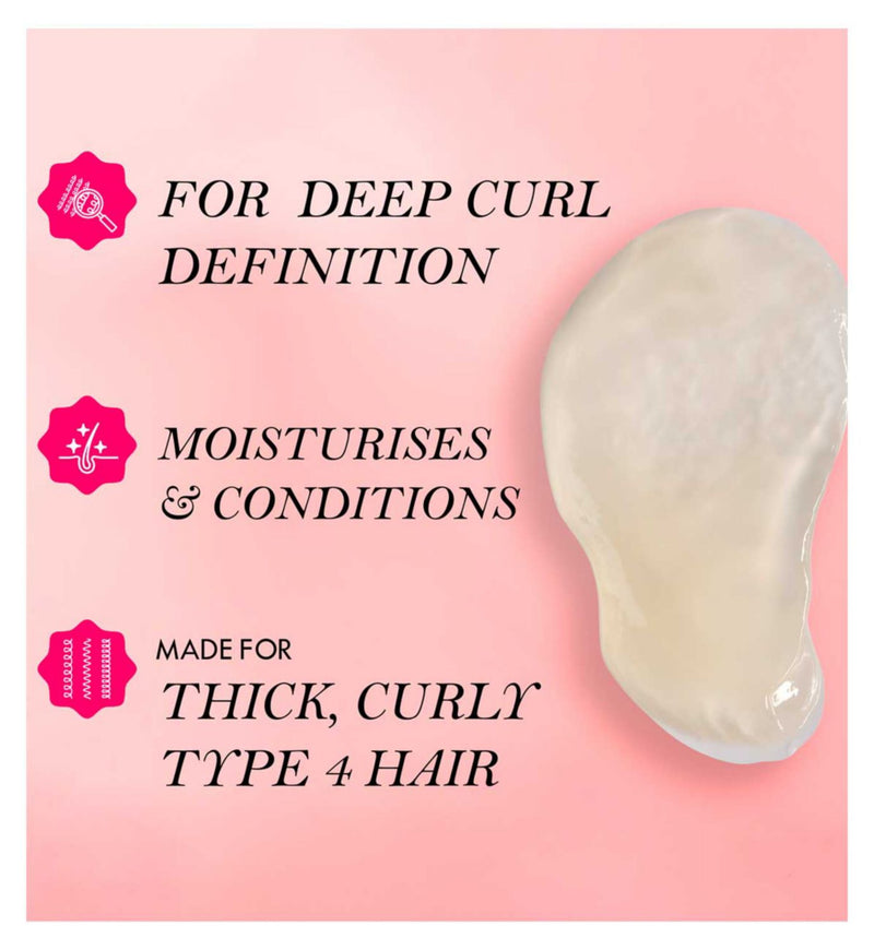 Mielle Pomegranate Honey Coil Sculpting Custard Hair Product, imported from the UK