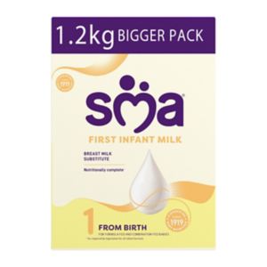 تركيبة حليب الأطفال الأولى SMA من الولادة 1.2 كجم