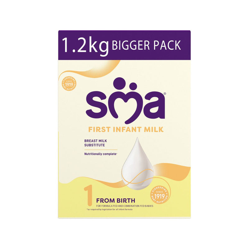 SMA First Infant Baby Formula Milk Powder 1.2kg (British brand)