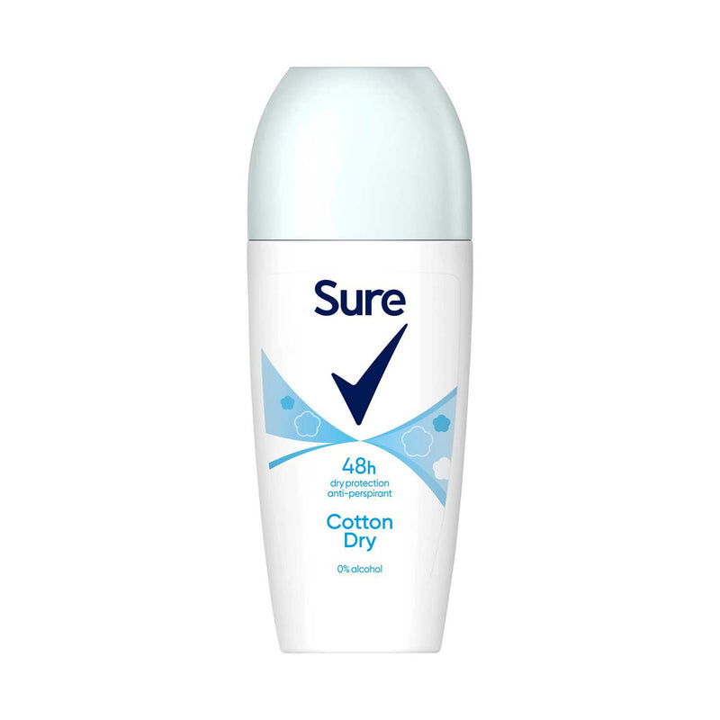 Sure Women Cotton Dry roll on deodorant 50ml (British brand)