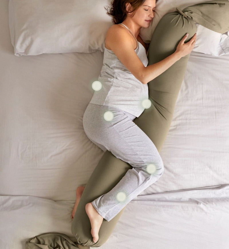 Bbhugme Pregnancy Pillow Kit Dusty Olive - British product