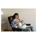 Bbhugme Nursing Pillow Kit Blue Melange, imported from the UK